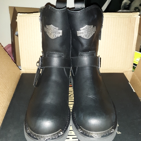 Harley Davidson leather boots main image 6